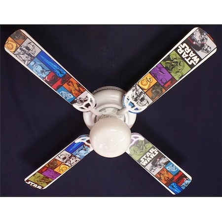 Ceiling Fan Designers Ceiling Fan Designers 42FAN-KIDS-SW3 42 in. Star Wars the force Awakens Ceiling Fan 42FAN-KIDS-SW3